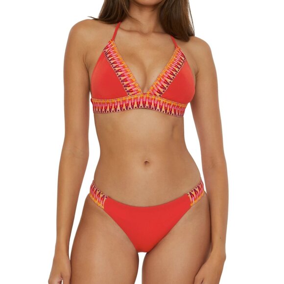 Becca Avery Halter Top and Fiesta Bottom Bikini Set - Picture 1 of 12